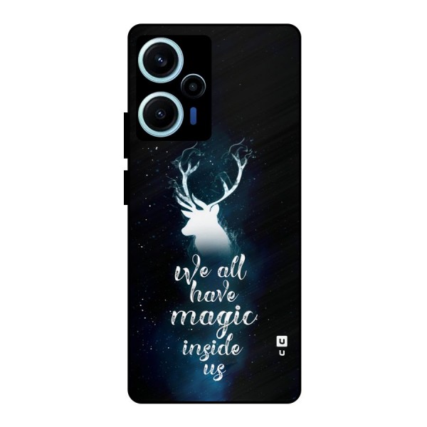 Magic Inside Metal Back Case for Poco F5