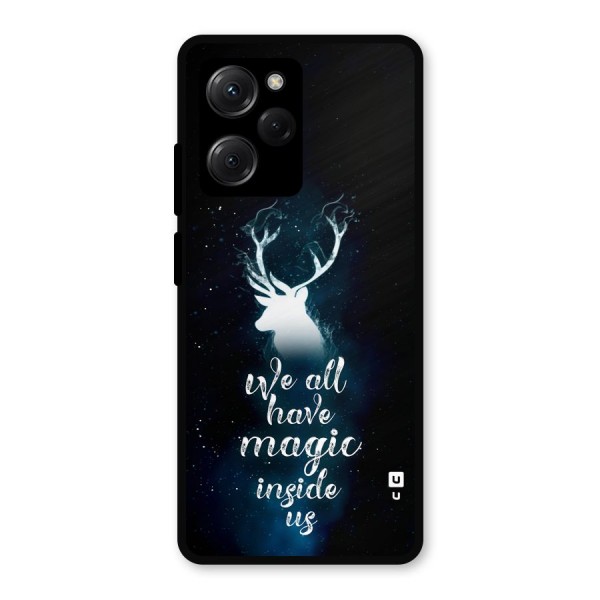 Magic Inside Metal Back Case for Poco X5 Pro