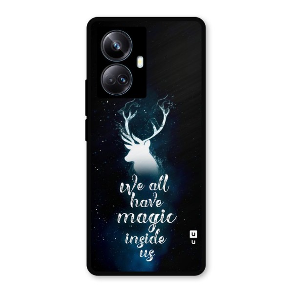 Magic Inside Metal Back Case for Realme 10 Pro Plus