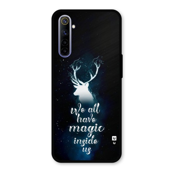 Magic Inside Metal Back Case for Realme 6