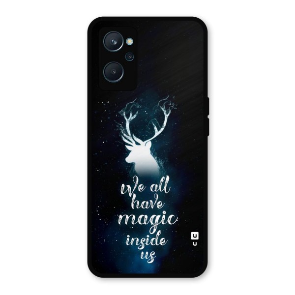 Magic Inside Metal Back Case for Realme 9i