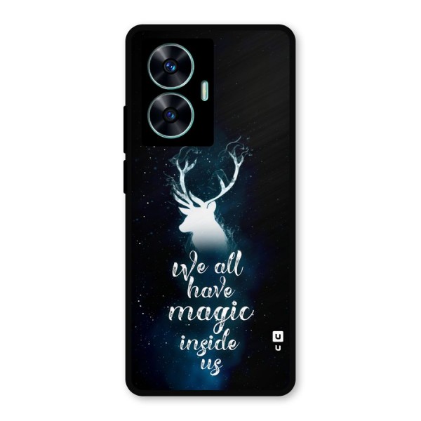 Magic Inside Metal Back Case for Realme C55