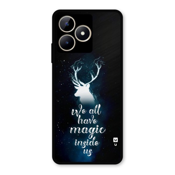 Magic Inside Metal Back Case for Realme Narzo N53