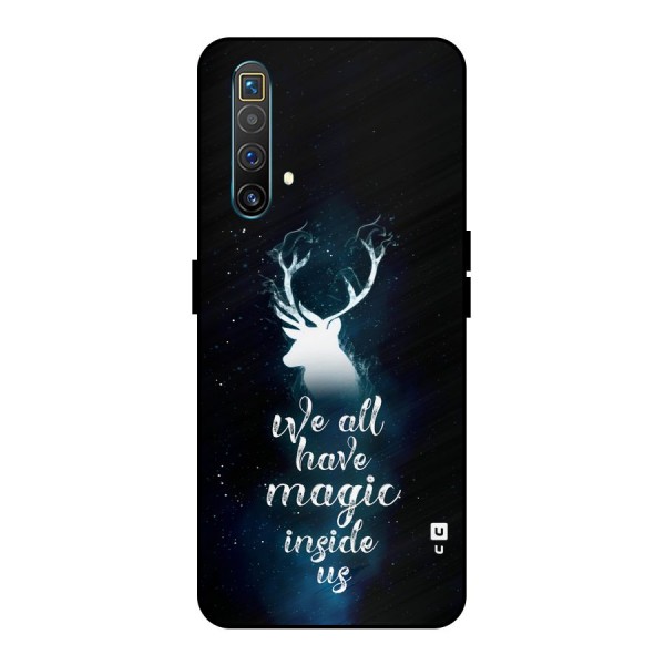 Magic Inside Metal Back Case for Realme X3 SuperZoom