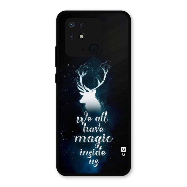 Magic Inside Metal Back Case for Redmi 10