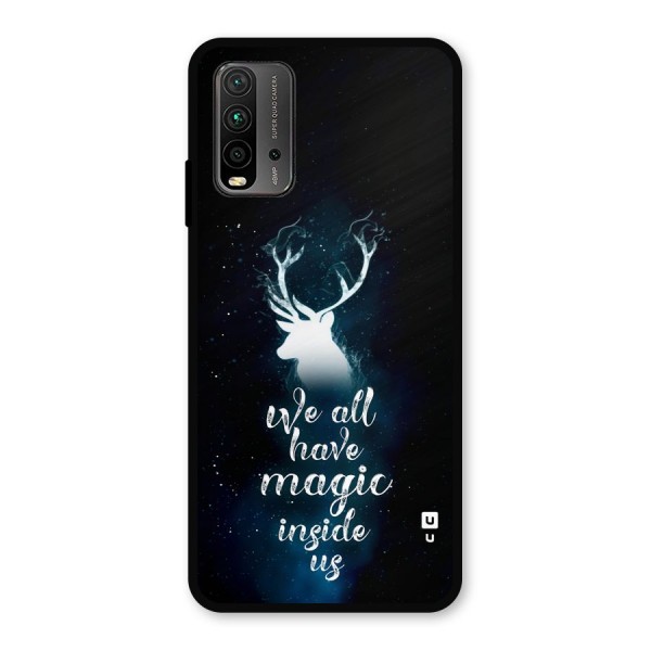 Magic Inside Metal Back Case for Redmi 9 Power