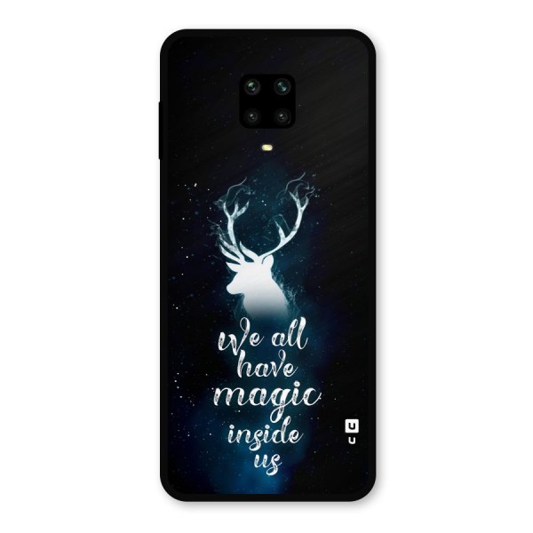 Magic Inside Metal Back Case for Redmi Note 10 Lite