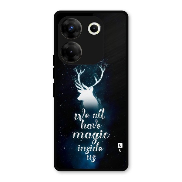 Magic Inside Metal Back Case for Tecno Camon 20