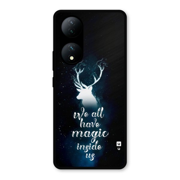 Magic Inside Metal Back Case for Vivo T2