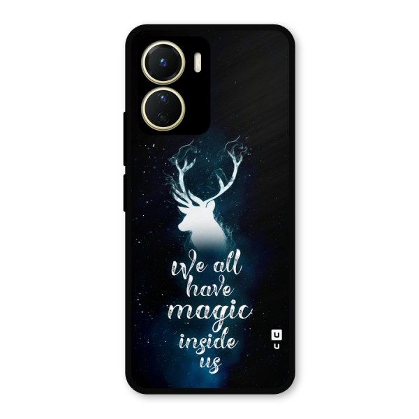 Magic Inside Metal Back Case for Vivo T2x