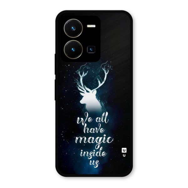 Magic Inside Metal Back Case for Vivo Y35