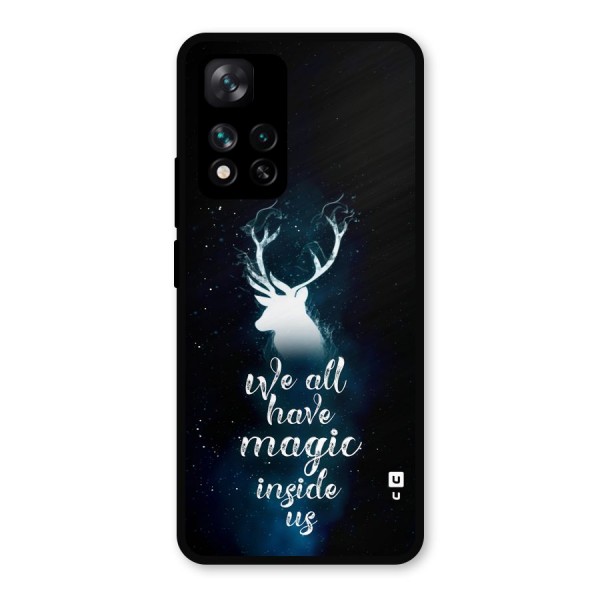 Magic Inside Metal Back Case for Xiaomi 11i 5G