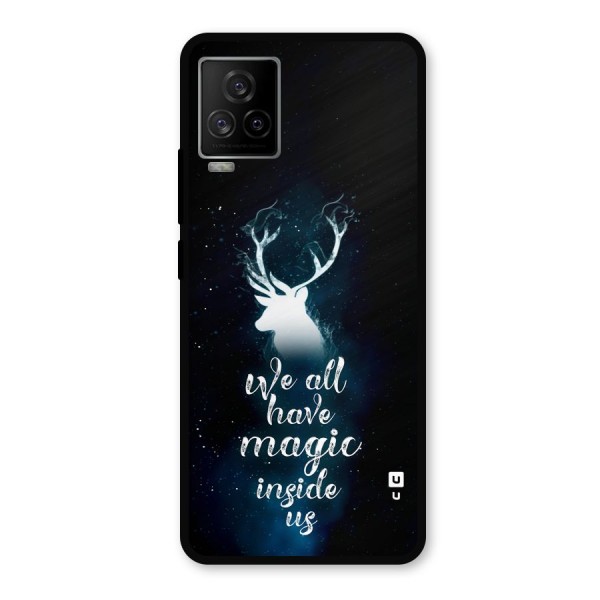 Magic Inside Metal Back Case for iQOO 7 Legend 5G