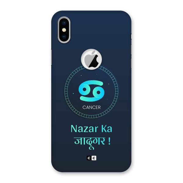 Magical Cancer Back Case for iPhone XS Logo Cut