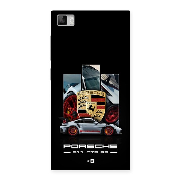 Magnificent Supercar Back Case for Mi3