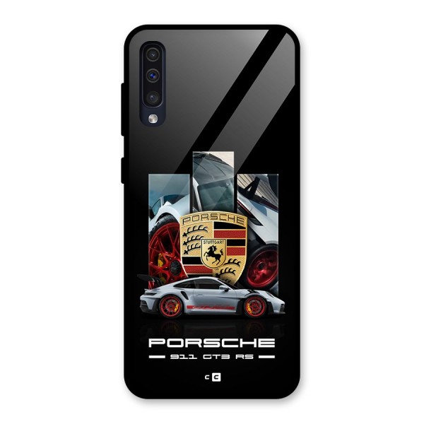 Magnificent Supercar Glass Back Case for Galaxy A50