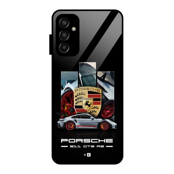 Magnificent Supercar Glass Back Case for Galaxy F13