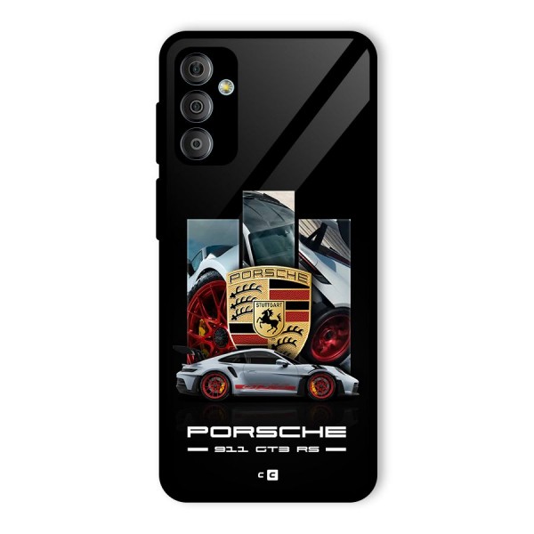 Magnificent Supercar Glass Back Case for Galaxy F23