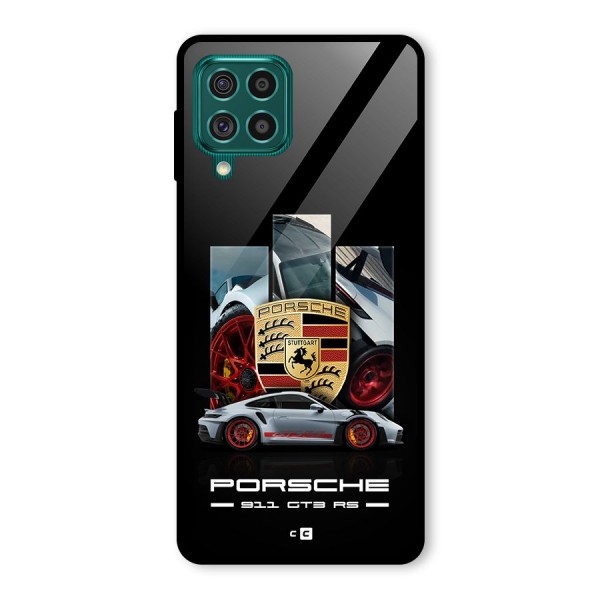 Magnificent Supercar Glass Back Case for Galaxy F62