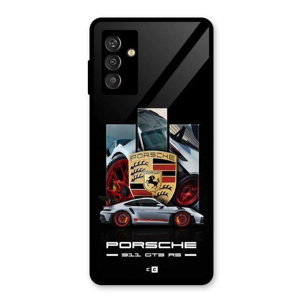 Magnificent Supercar Glass Back Case for Galaxy M13