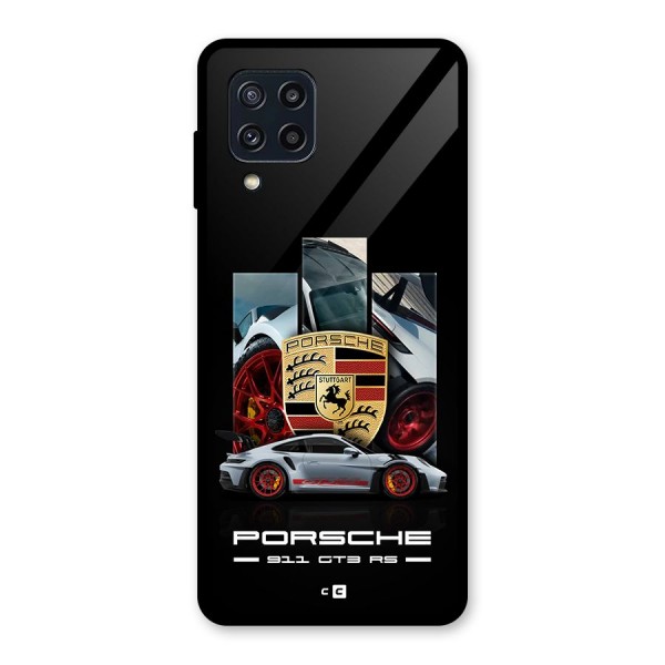 Magnificent Supercar Glass Back Case for Galaxy M32