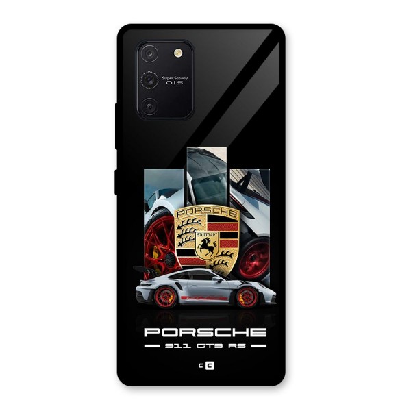 Magnificent Supercar Glass Back Case for Galaxy S10 Lite