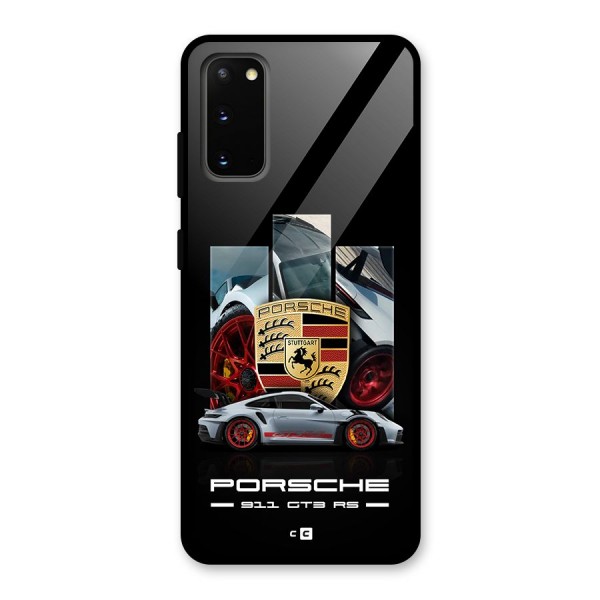 Magnificent Supercar Glass Back Case for Galaxy S20