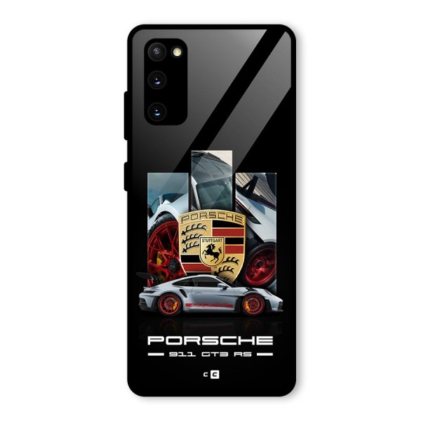 Magnificent Supercar Glass Back Case for Galaxy S20 FE 5G