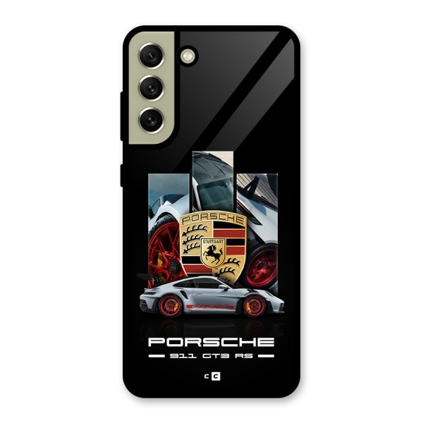 Magnificent Supercar Glass Back Case for Galaxy S21 FE 5G