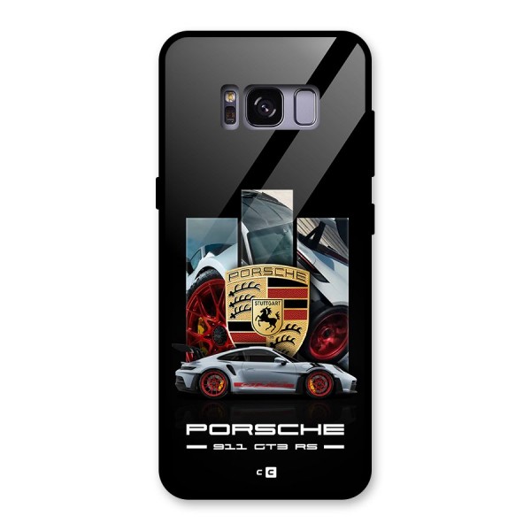 Magnificent Supercar Glass Back Case for Galaxy S8