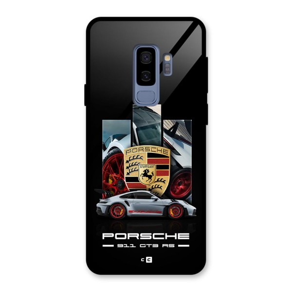 Magnificent Supercar Glass Back Case for Galaxy S9 Plus