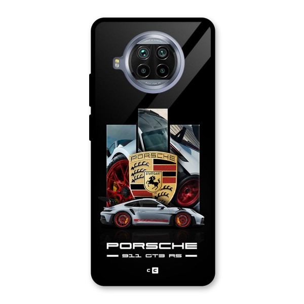 Magnificent Supercar Glass Back Case for Mi 10i