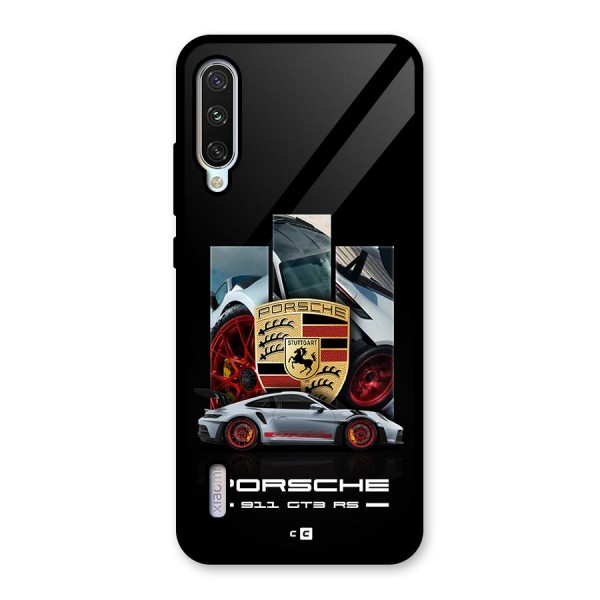 Magnificent Supercar Glass Back Case for Mi A3