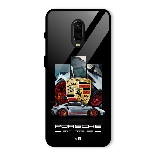 Magnificent Supercar Glass Back Case for OnePlus 6T