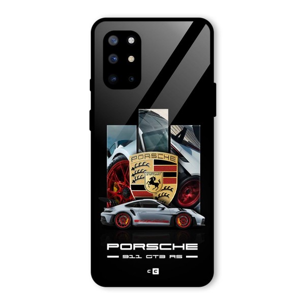 Magnificent Supercar Glass Back Case for OnePlus 8T