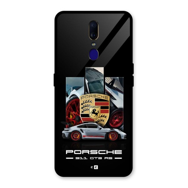 Magnificent Supercar Glass Back Case for Oppo F11