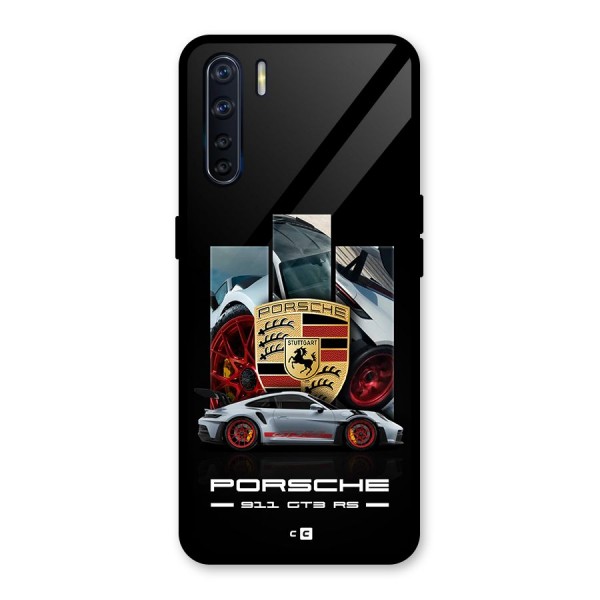 Magnificent Supercar Glass Back Case for Oppo F15