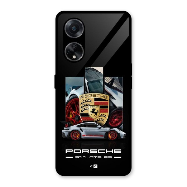 Magnificent Supercar Glass Back Case for Oppo F23