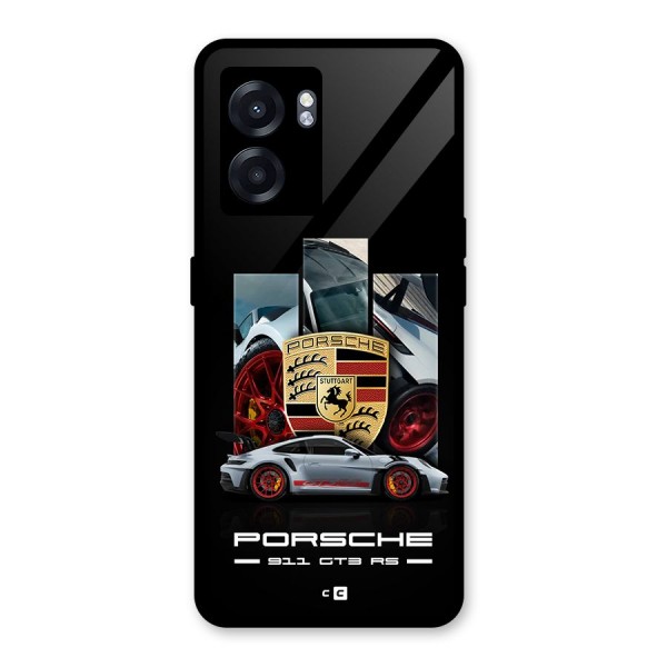 Magnificent Supercar Glass Back Case for Oppo K10 (5G)