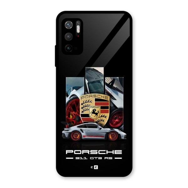 Magnificent Supercar Glass Back Case for Poco M3 Pro 5G