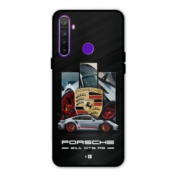 Magnificent Supercar Glass Back Case for Realme 5s