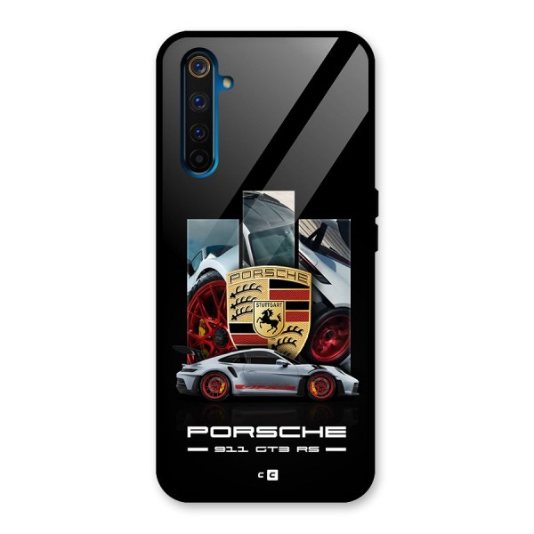 Magnificent Supercar Glass Back Case for Realme 6 Pro