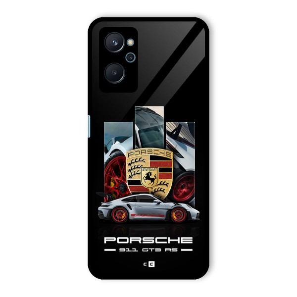 Magnificent Supercar Glass Back Case for Realme 9i