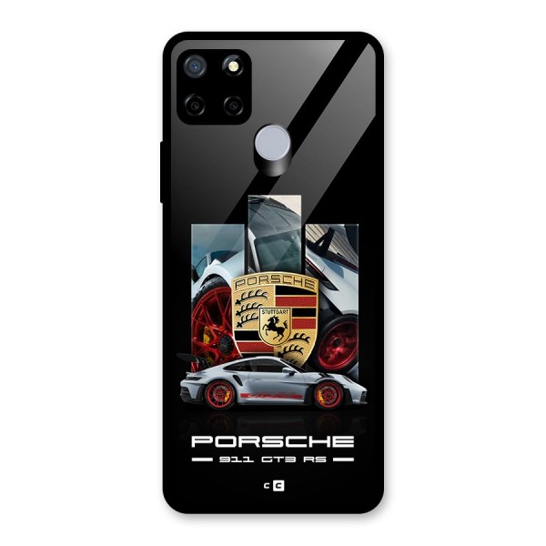 Magnificent Supercar Glass Back Case for Realme C15