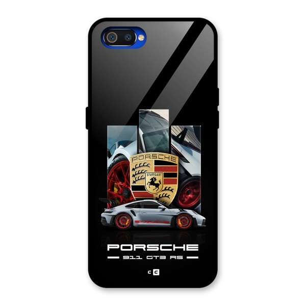 Magnificent Supercar Glass Back Case for Realme C2