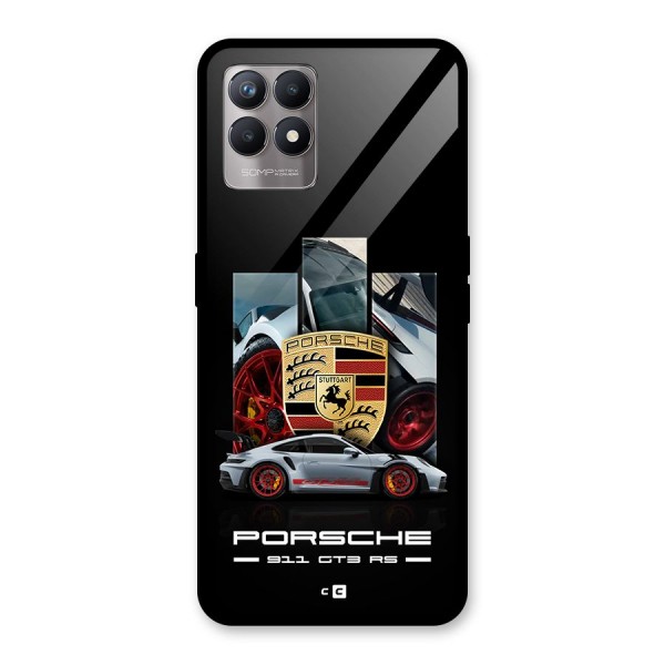 Magnificent Supercar Glass Back Case for Realme Narzo 50