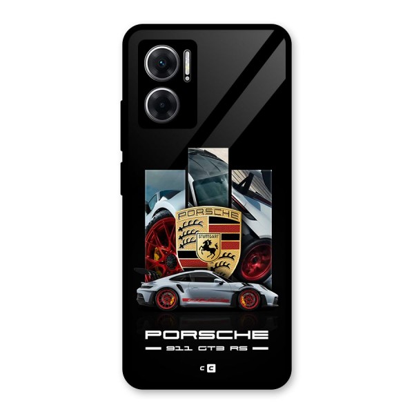 Magnificent Supercar Glass Back Case for Redmi 11 Prime 5G