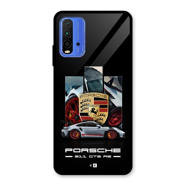 Magnificent Supercar Glass Back Case for Redmi 9 Power