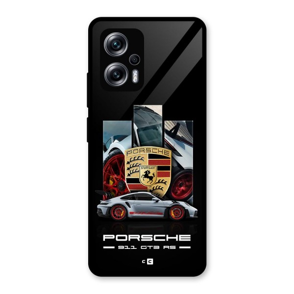 Magnificent Supercar Glass Back Case for Redmi K50i