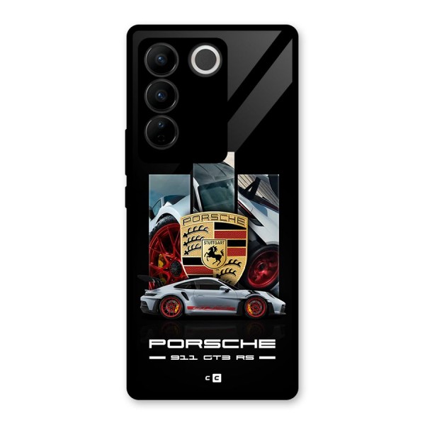 Magnificent Supercar Glass Back Case for Vivo V27